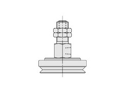日本小金井KOGANEI真空吸盤(pán) (標(biāo)準(zhǔn)型?橫向配管)KPHF