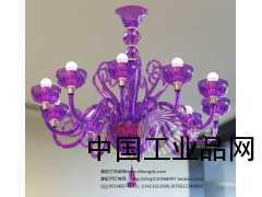 現(xiàn)代水晶燈簡約歐式吊燈 紫虹燈飾