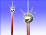 多針球形優(yōu)化避雷針， 球狀型雷電接閃器